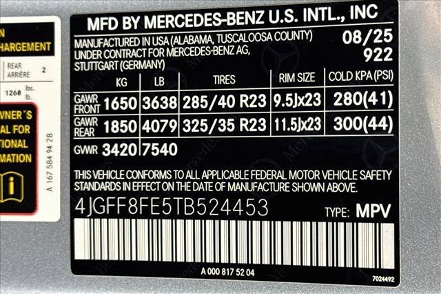 New 2026 Cirrus Silver Metallic Mercedes-Benz GLS 580 image 60
