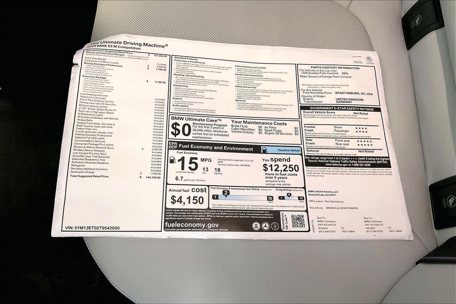 New 2026 Dravit Grey Metallic BMW Competition image 19