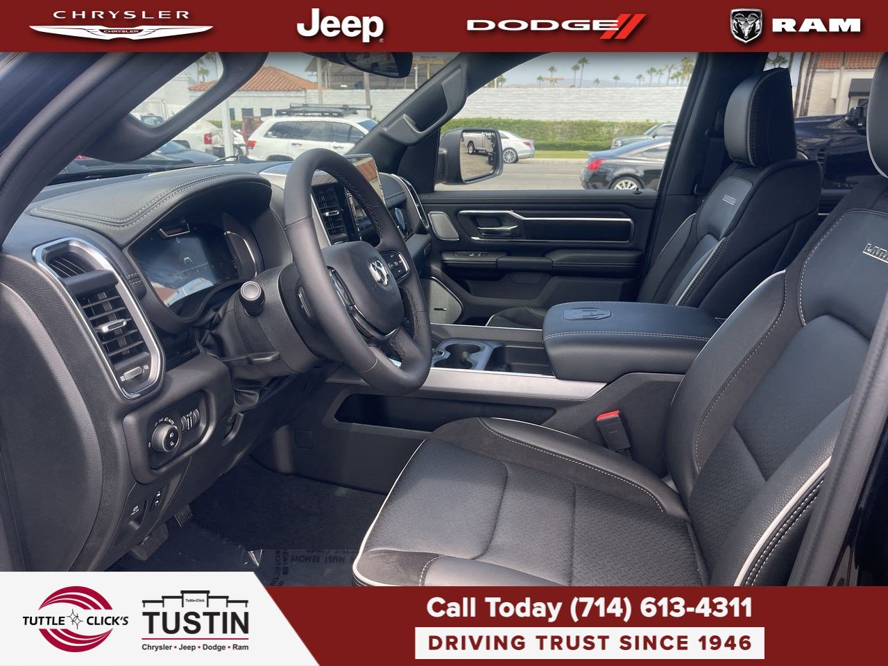 New 2026 Diamond Black Crystal Pearl-Coat Exterior Paint RAM Laramie image 17