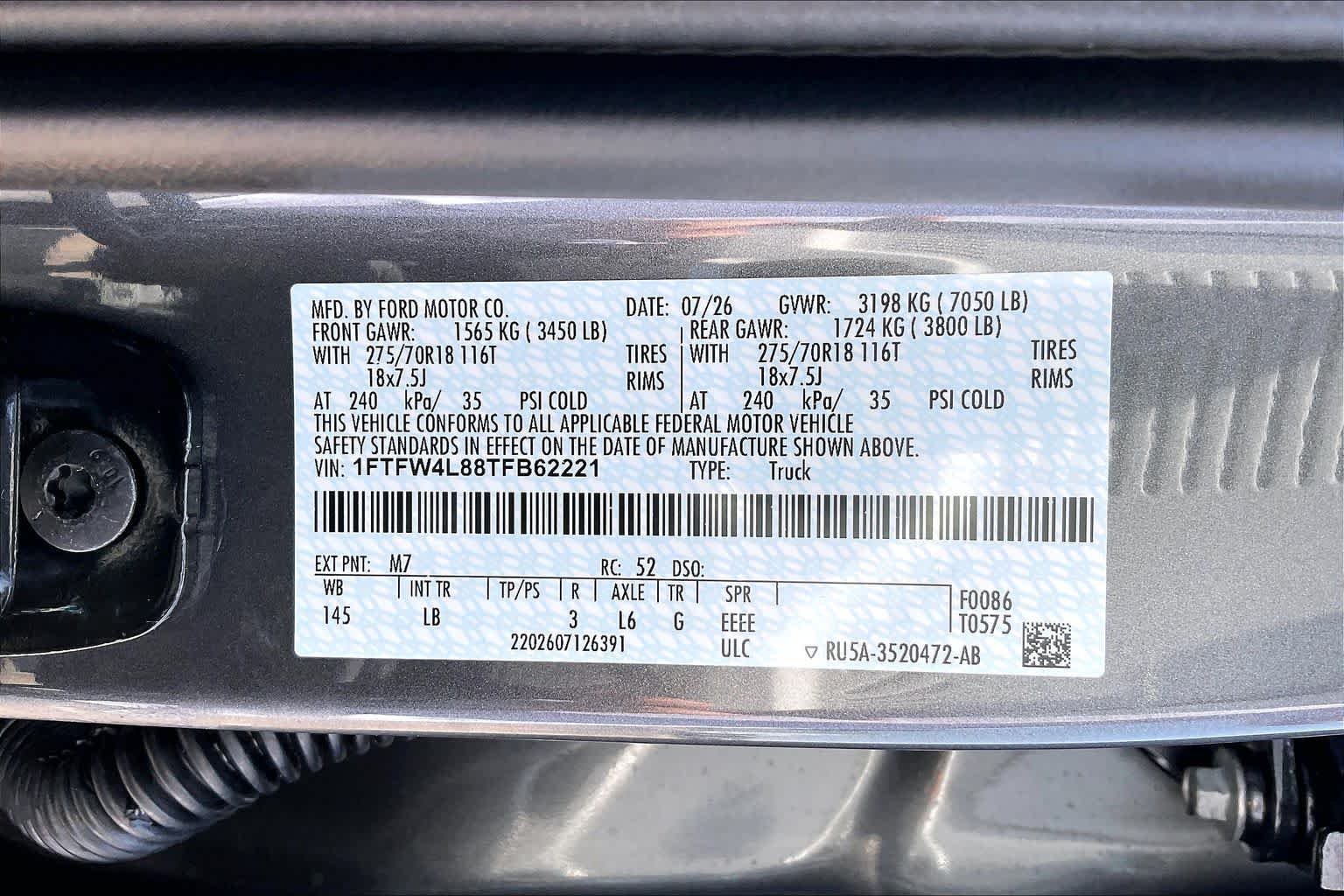 New 2026 Carbonized Gray Metallic Ford Tremor® image 20