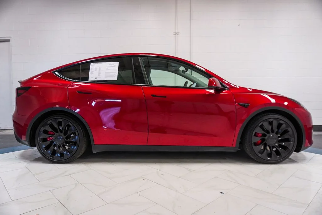 Used 2024 Red Tesla Performance image 30