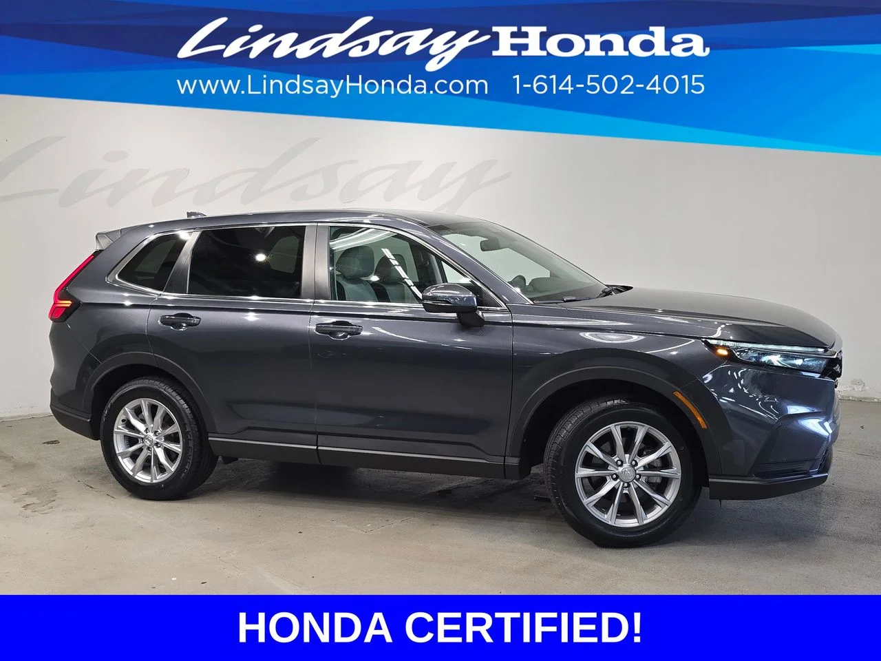 Certified Used 2024 Meteorite Gray Metallic Honda EX image 3