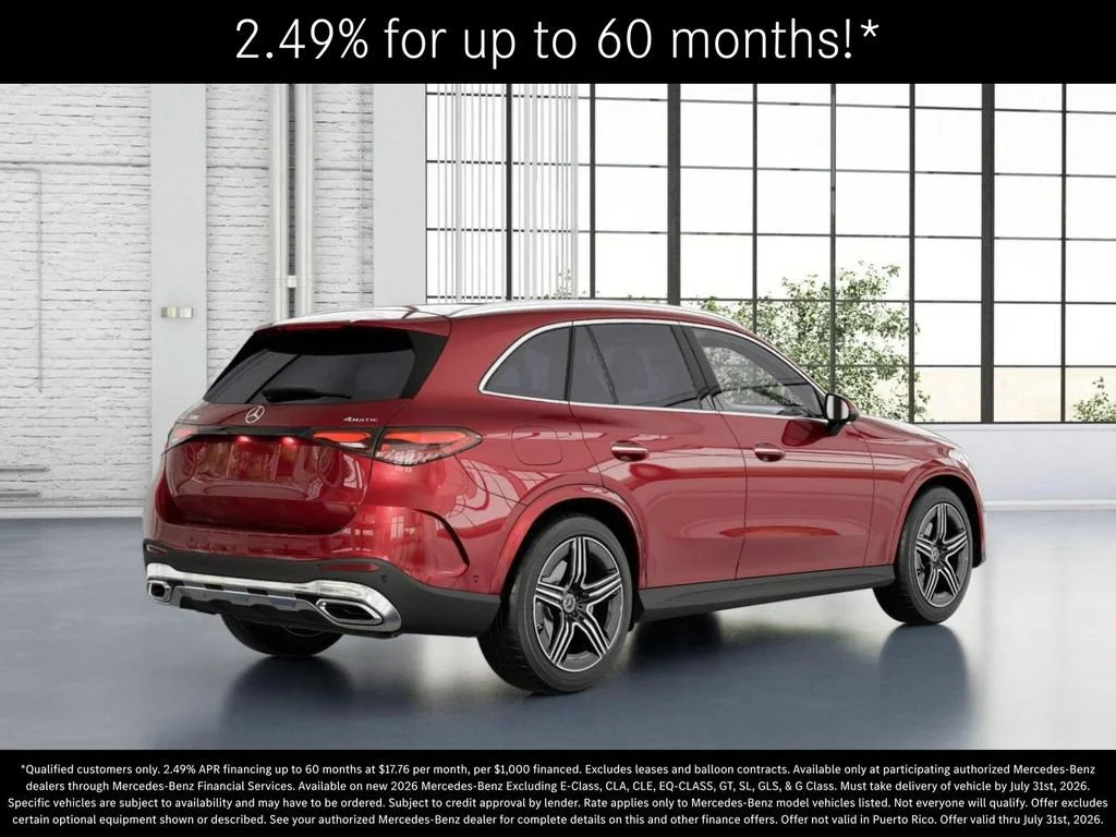 New 2026 MANUFAKTUR Patagonia Red Metallic Mercedes-Benz GLC 300 image 63