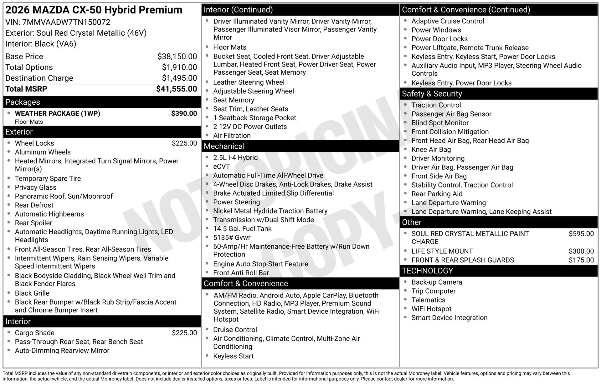 Certified Used 2026 Red Mazda Premium image 5