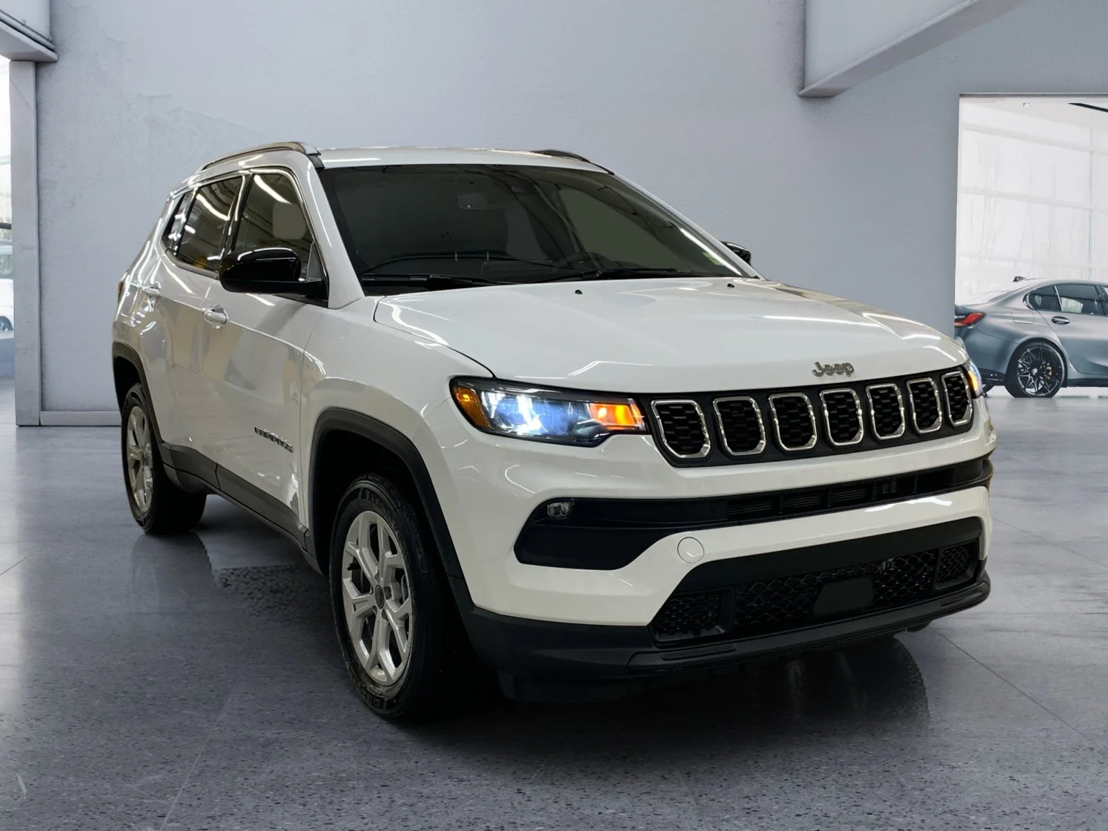 New 2026 Bright White Jeep North image 7