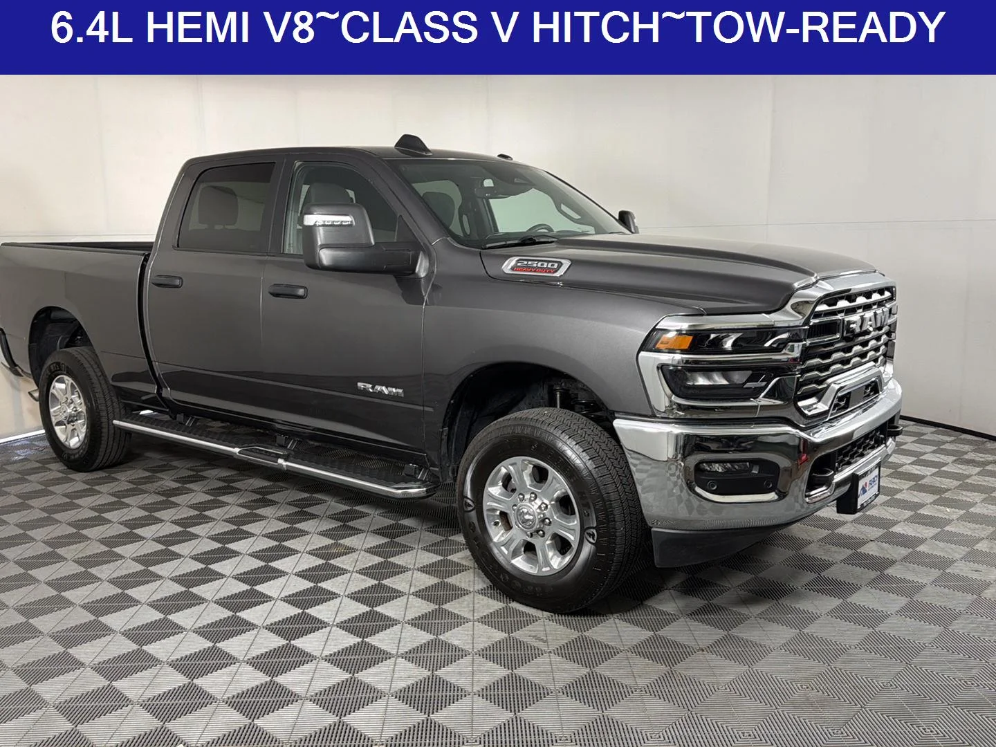 Used 2025 Granite Crystal Metallic Clearcoat Ram Big Horn image 2