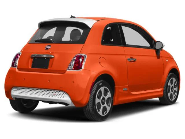 Used 2015 Electric Orange Tri-Coat Pearlcoat FIAT Battery Electric image 2