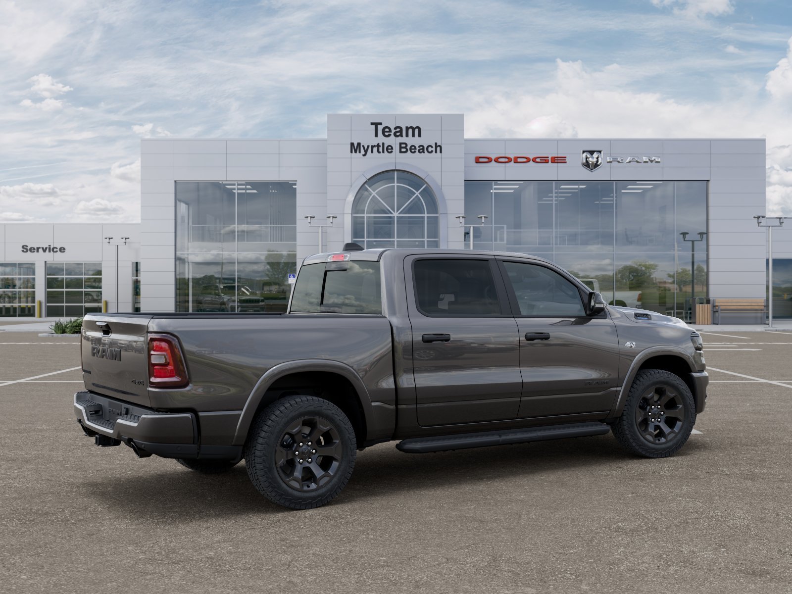 New 2026 Granite Crystal Metallic Clear-Coat Exterior Paint RAM Big Horn/Lone Star image 31
