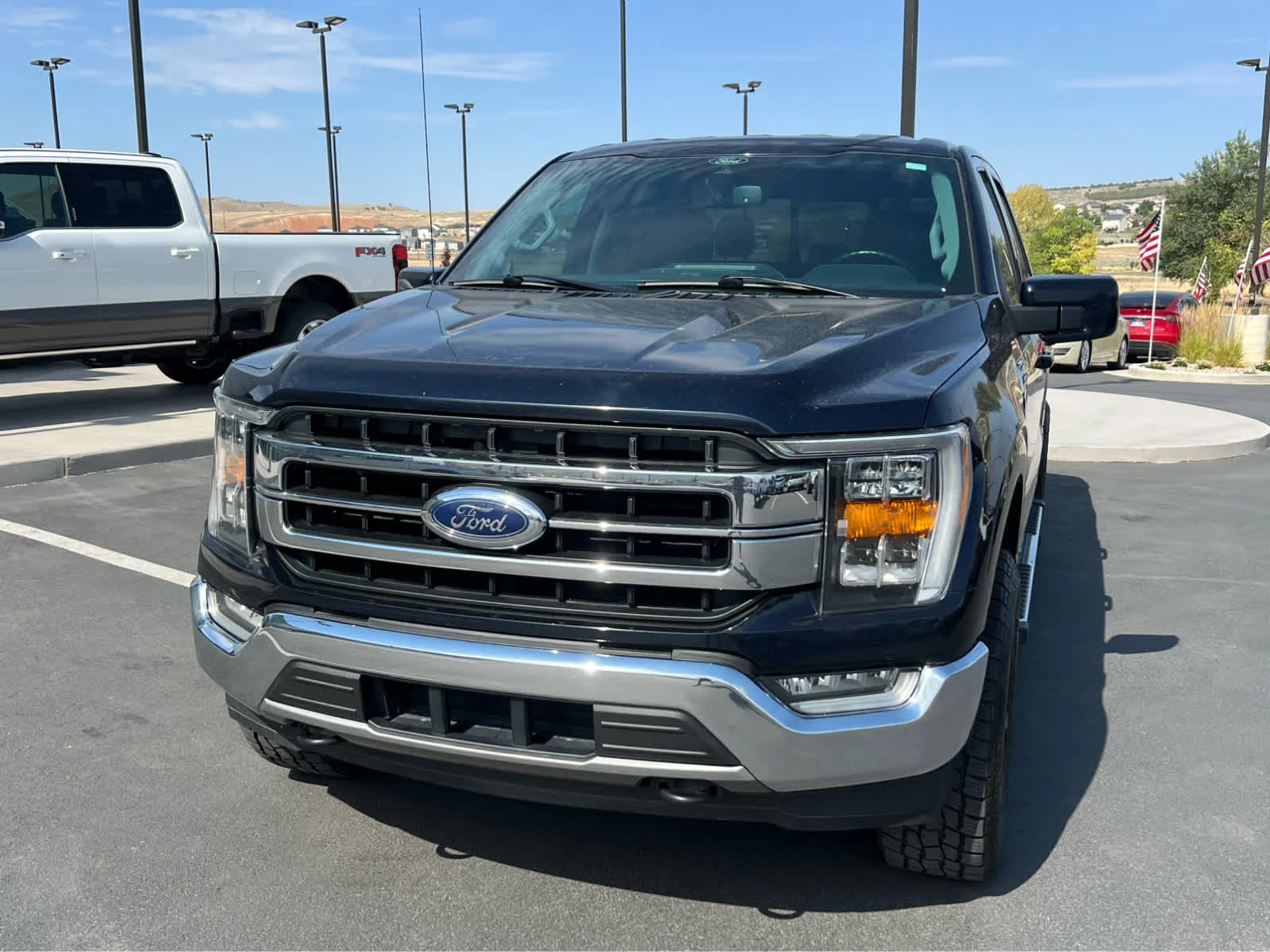 Certified Used 2021 Antimatter Blue Metallic Ford LARIAT image 2