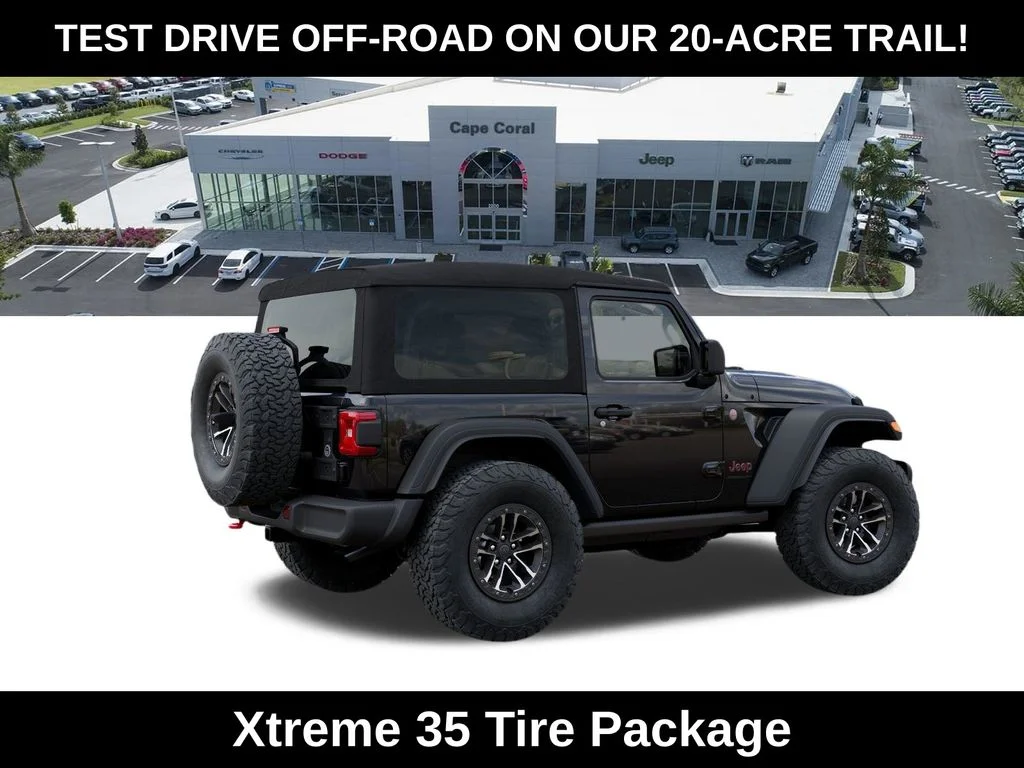 New 2026 Black Clear-Coat Exterior Paint Jeep Rubicon image 4