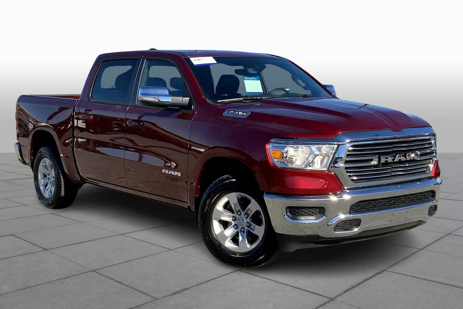 Used 2024 Delmonico Red Pearlcoat Ram Laramie image 3