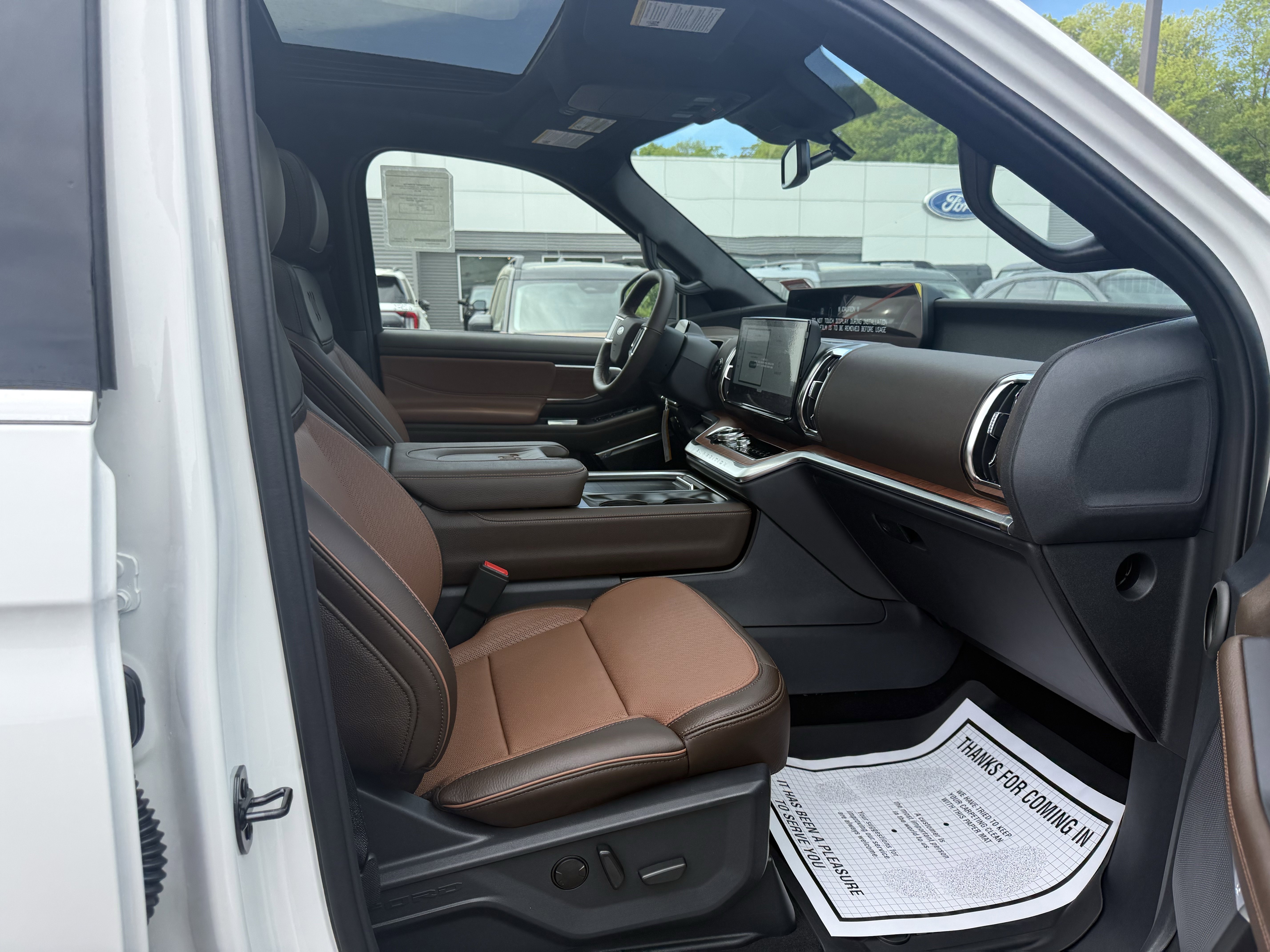 New 2026 Star White Metallic Tri-Coat Ford MAX King Ranch® image 3