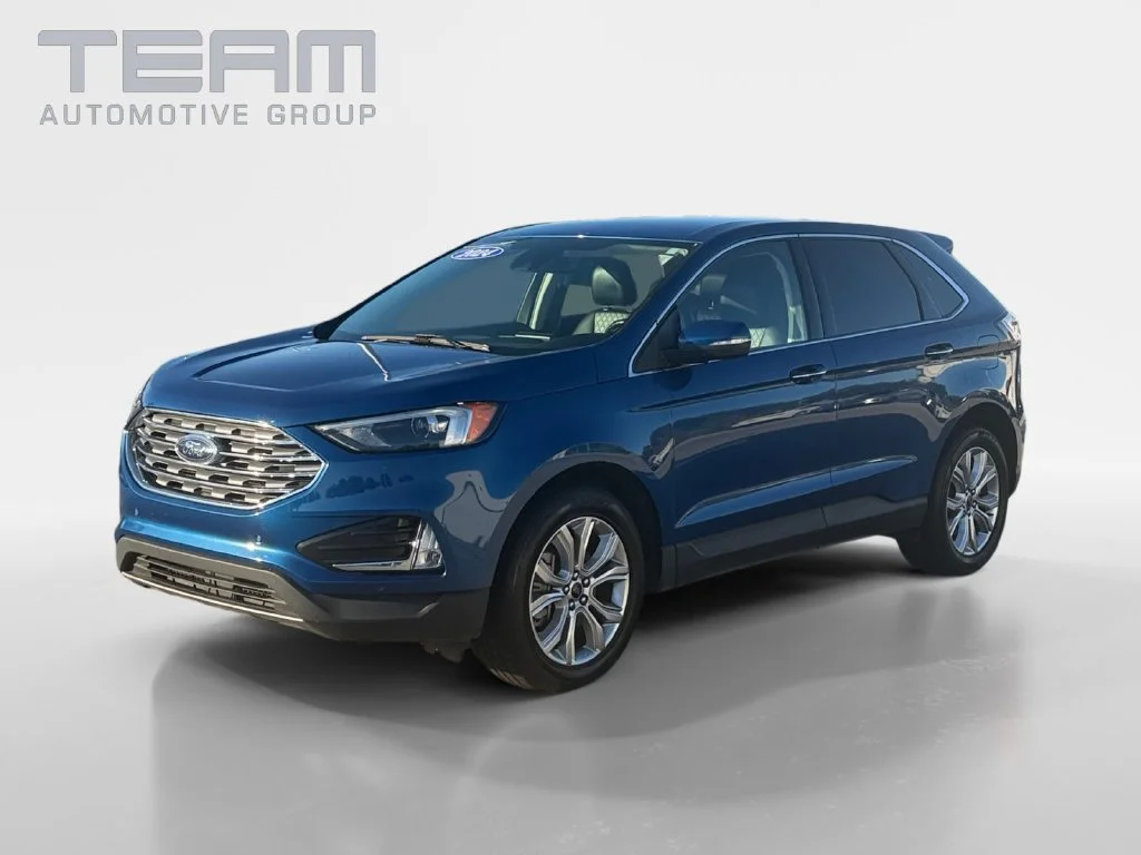 Used 2024 Blue Ford Titanium image 3
