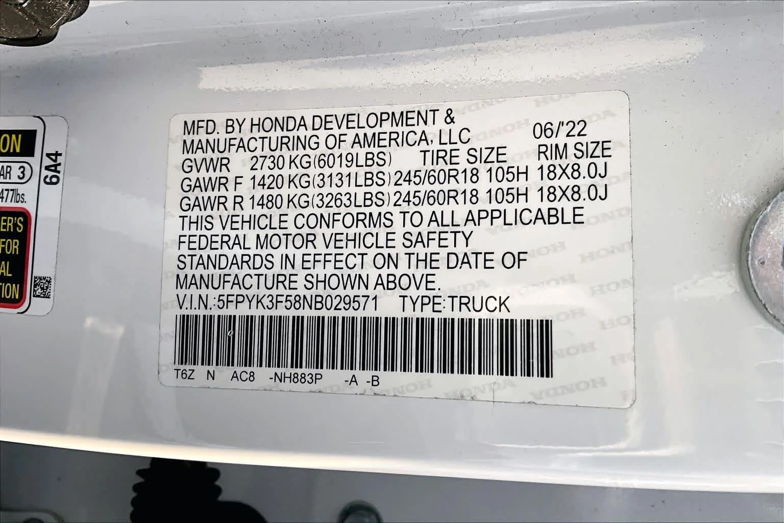 Certified Used 2022 Platinum White Pearl Honda RTL image 35