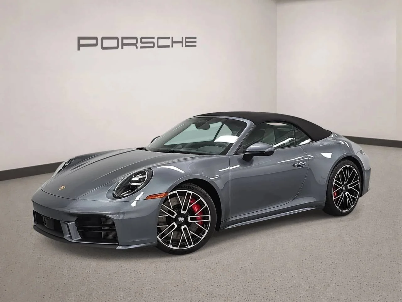 New 2026 Vanadium Grey Metallic Porsche Carrera S Cabriolet image 1