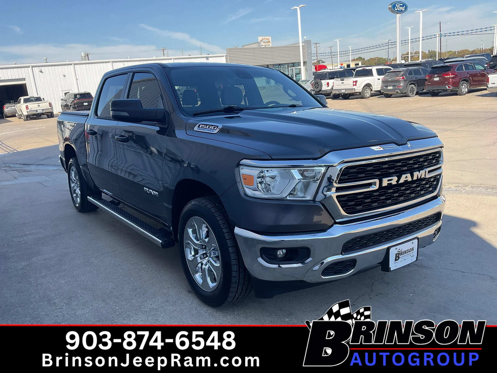 Used 2024 Granite Crystal Metallic Clearcoat Ram Lone Star image 3