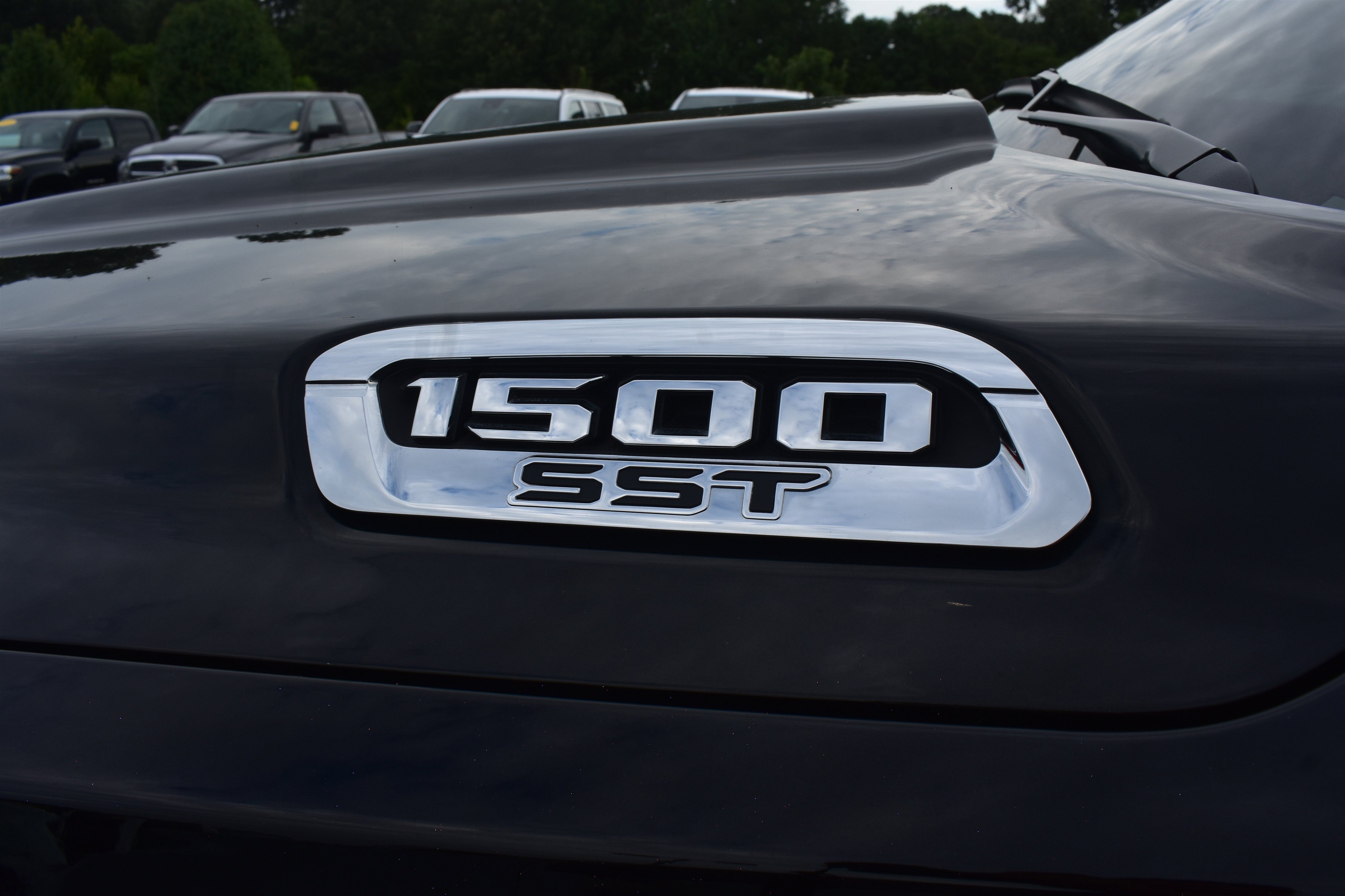 Used 2025 Diamond Black Crystal Pearlcoat Ram Laramie image 7