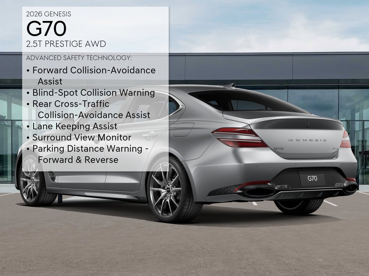 New 2026 Silver Genesis 2.5T PRESTIGE image 7