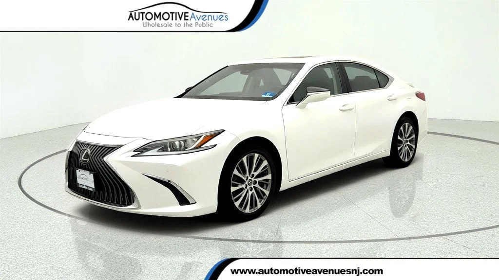 Used 2021 Eminent White Pearl Lexus ES 250 AWD w/ Premium Pkg & Blind Spot Monitor image 1