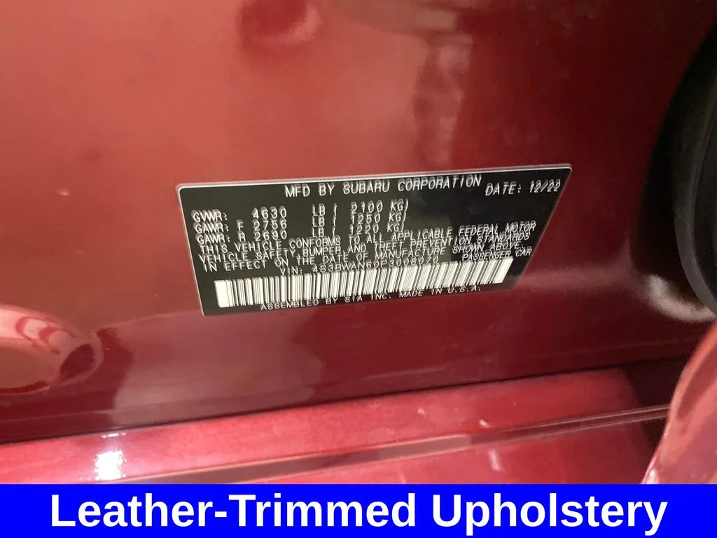 Used 2023 Red Subaru Limited image 28