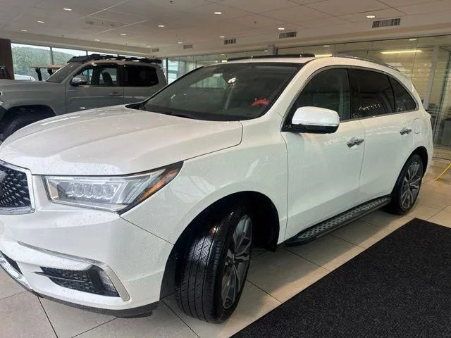 Used 2019 White Acura 3.5L Advance Pkg w/Entertainment Pkg image 3