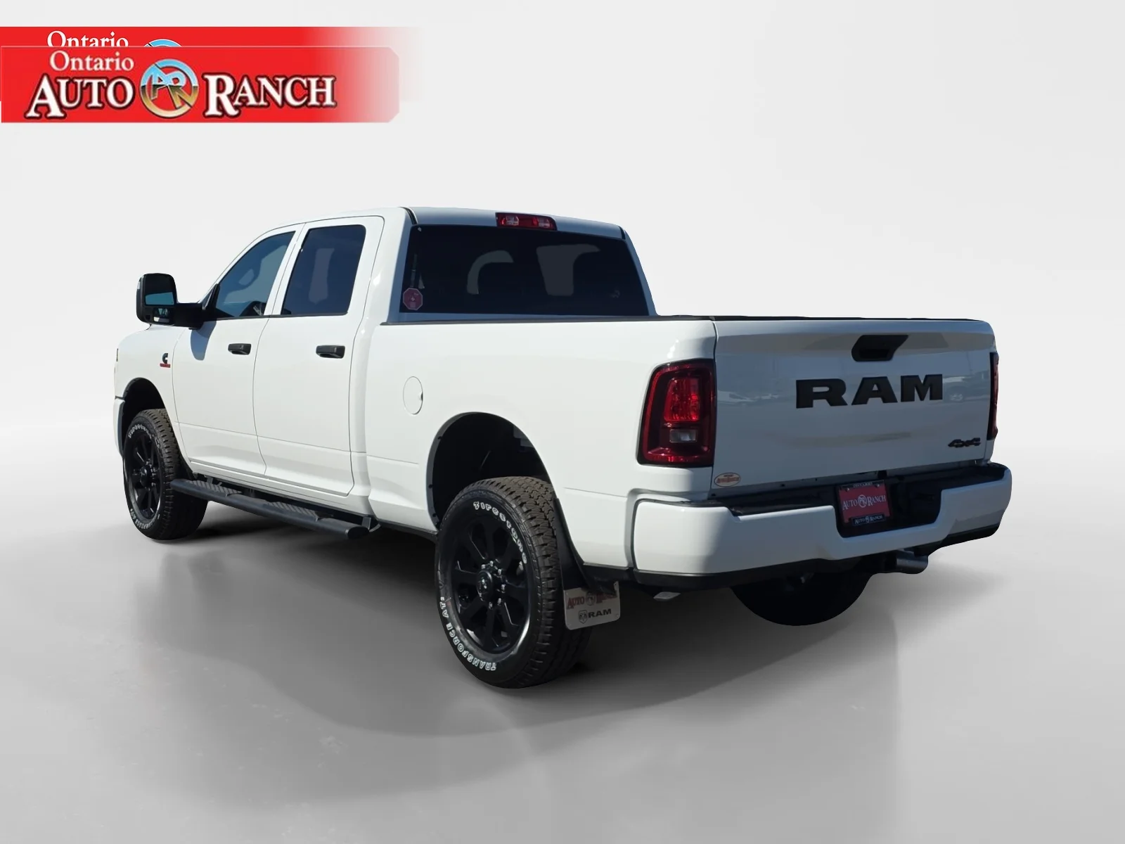 New 2027 Bright White Clearcoat Ram Black Express image 3