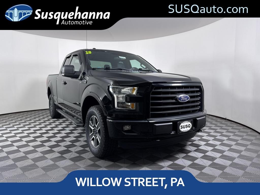 Used 2016 Shadow Black Ford XLT image 1