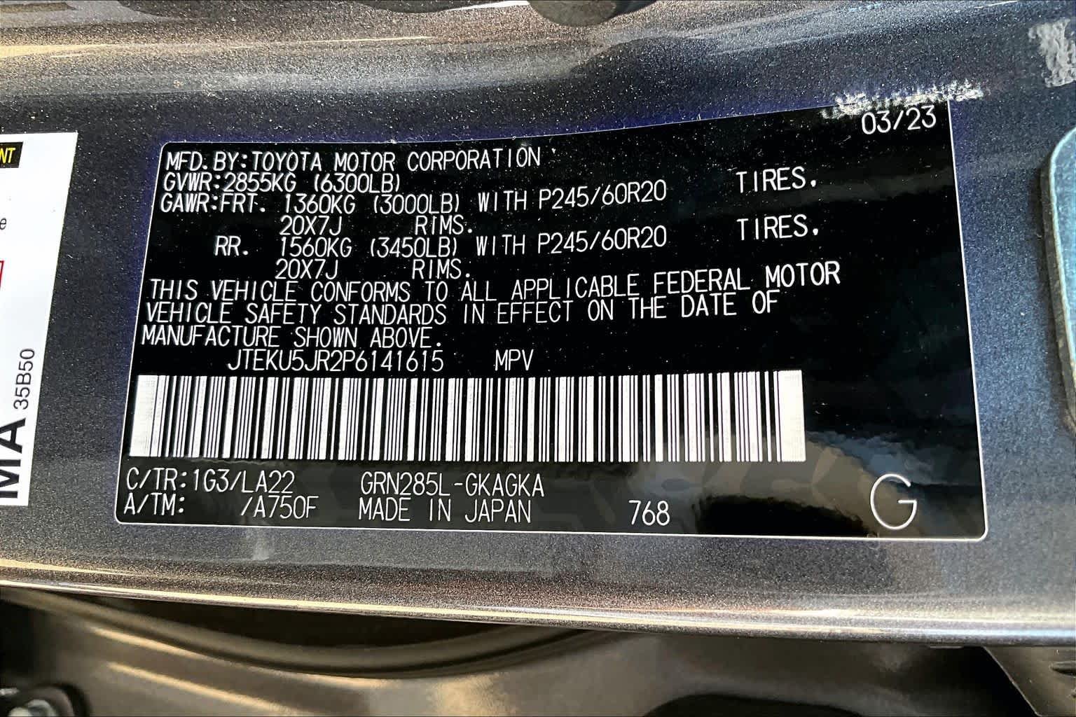 Certified Used 2023 Magnetic Gray Metallic Toyota Limited image 35