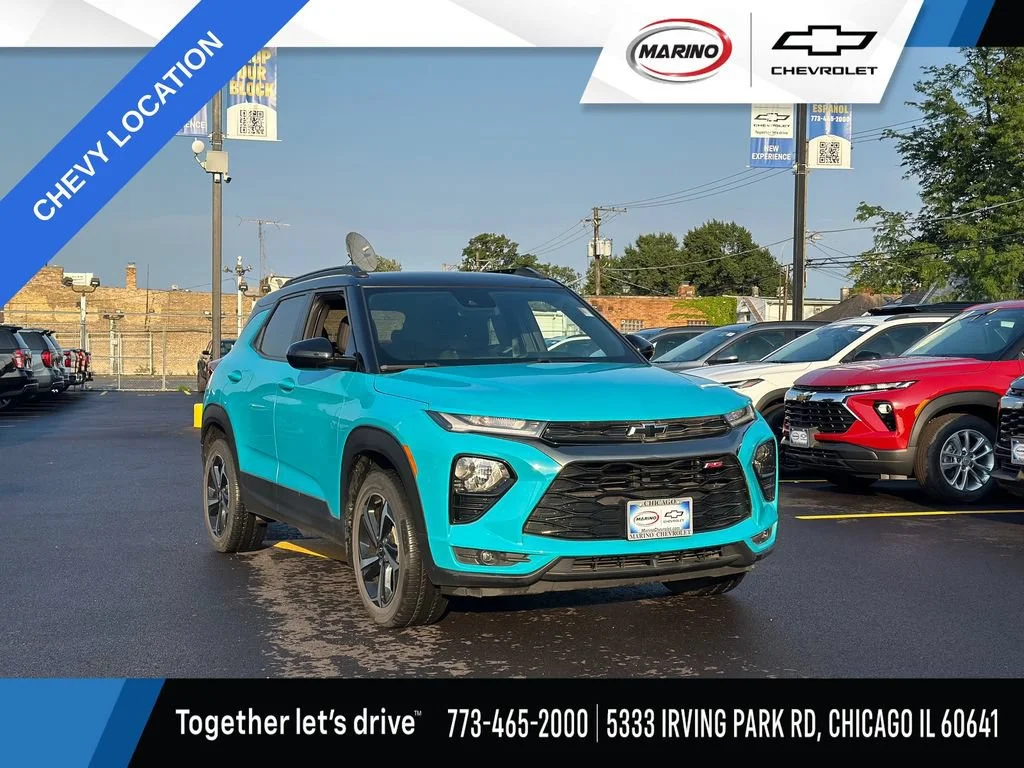 Used 2022 OASIS BLUE Chevrolet RS image 1