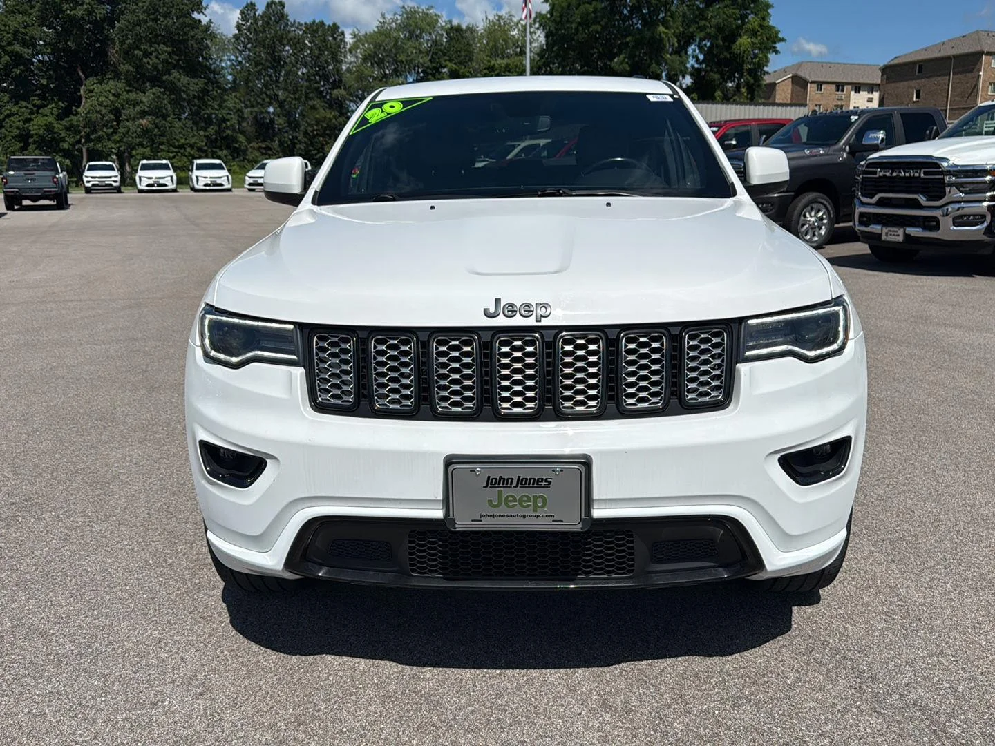 Used 2020 Bright White Clearcoat Jeep Altitude image 13