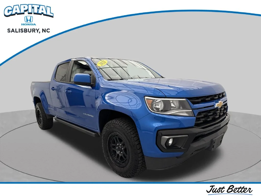 Blue 2021 Chevrolet Colorado LT Crew Cab Pickup Raleigh NC