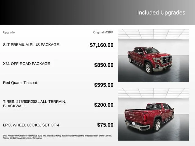 Used 2020 Red GMC SLT image 4
