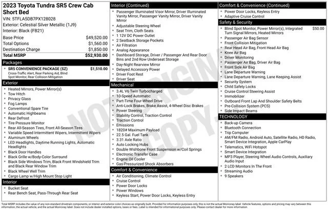 Used 2023 Silver Toyota SR5 image 7