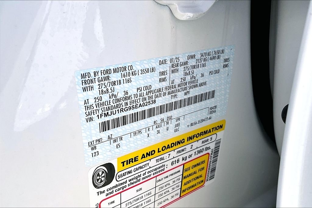 New 2025 Ford Expedition Tremor 4D Sport Utility