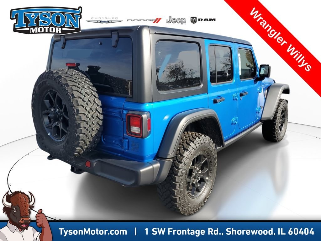 New 2026 Hydro Blue Pearlcoat Jeep Willys image 3