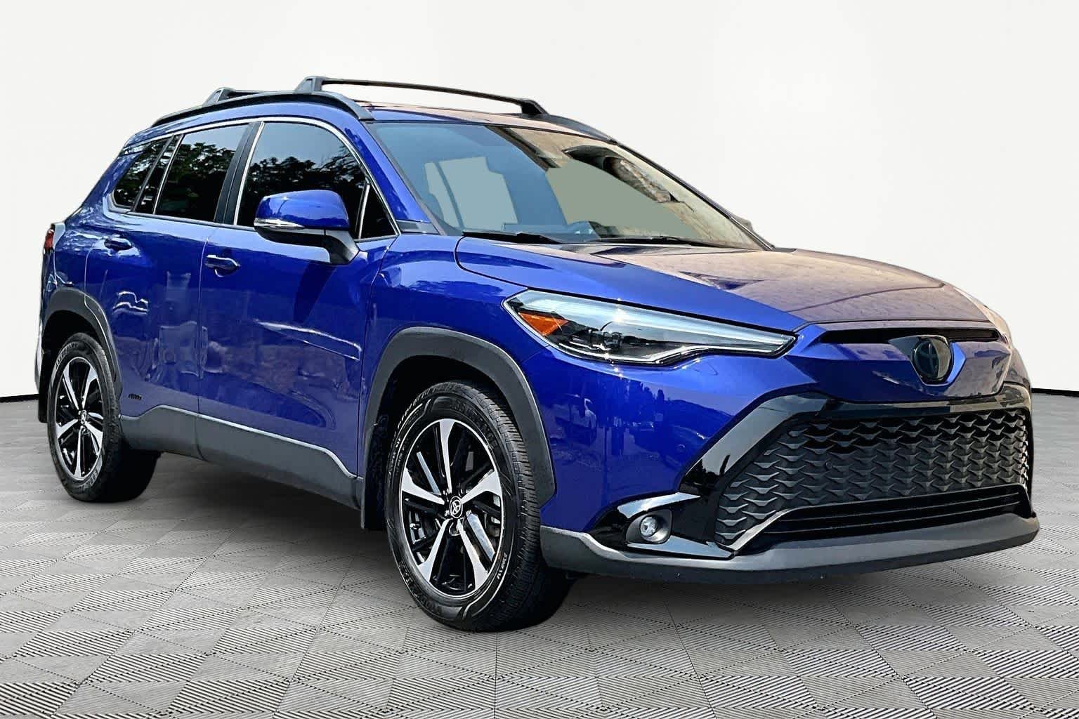 Used 2024 Blue Crush Metallic Toyota Hybrid XSE image 3