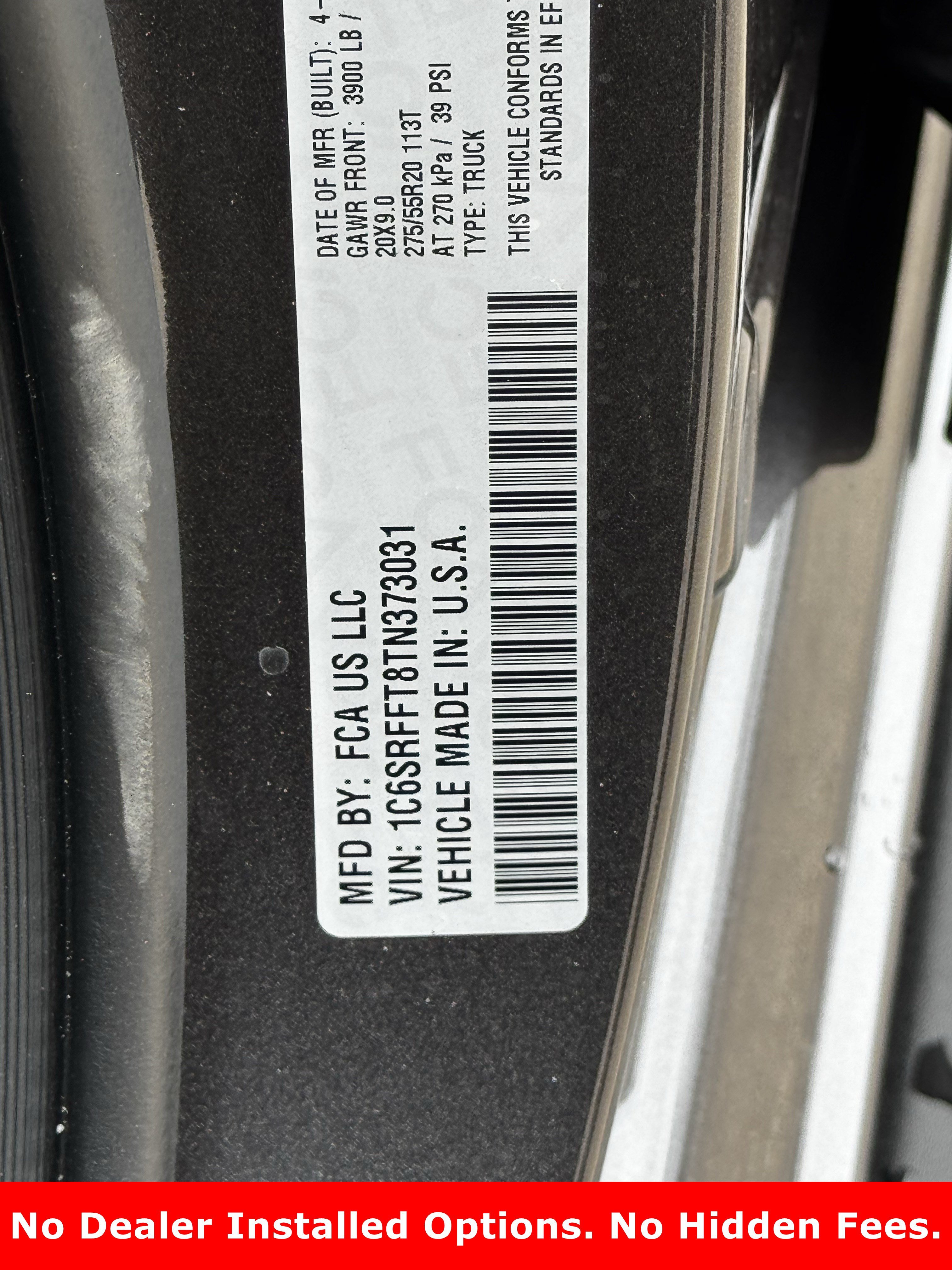 New 2026 Granite Crystal Metallic Clear-Coat Exterior Paint RAM Lone Star image 23