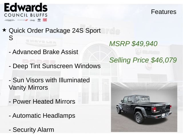 New 2026 Black Clearcoat Jeep Sport S image 9