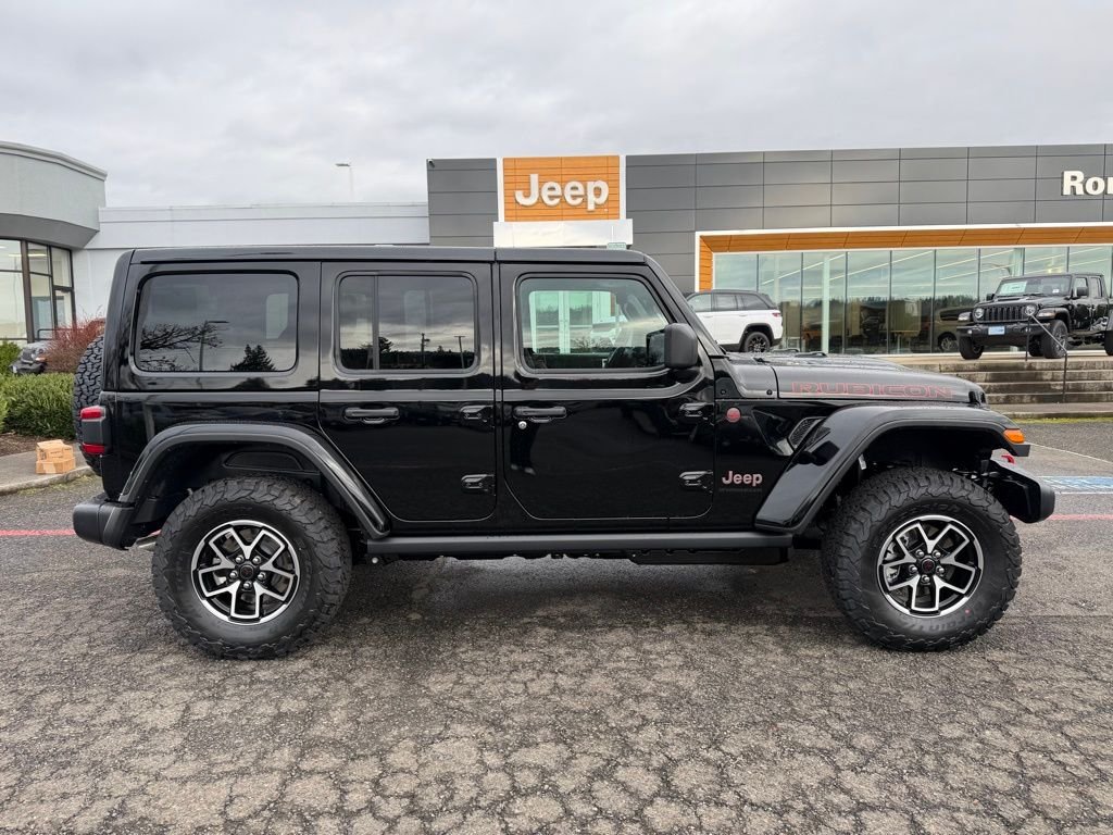 New 2026 Black Clear-Coat Exterior Paint Jeep Rubicon image 9