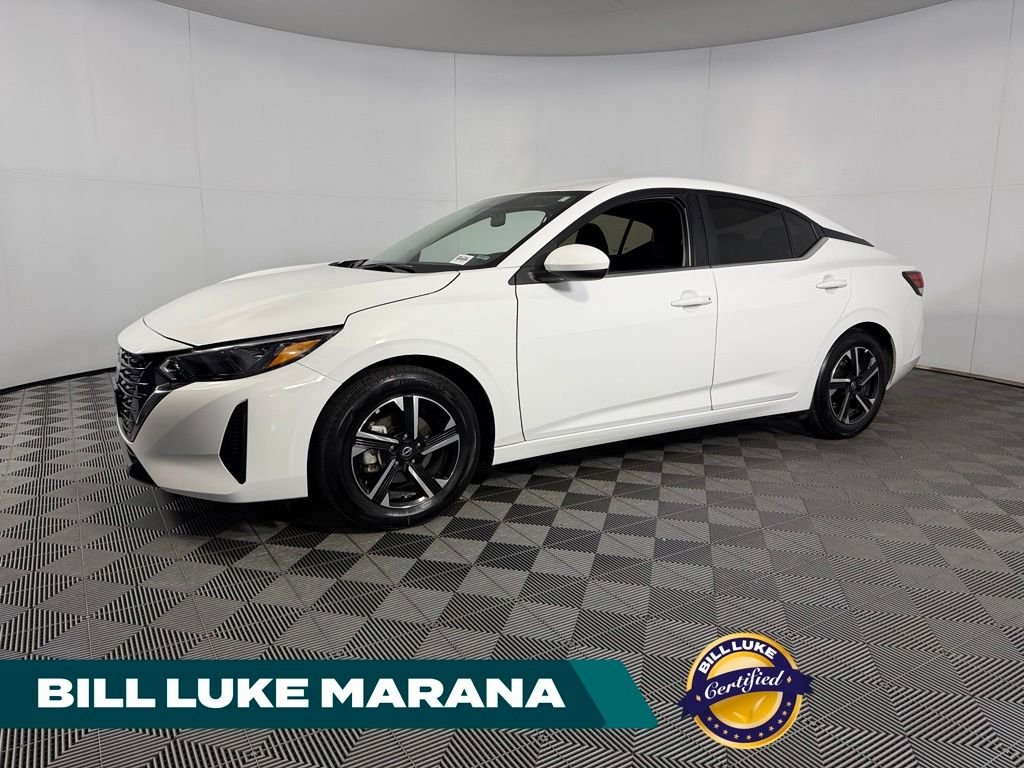 Certified Used 2025 White Nissan SV image 1