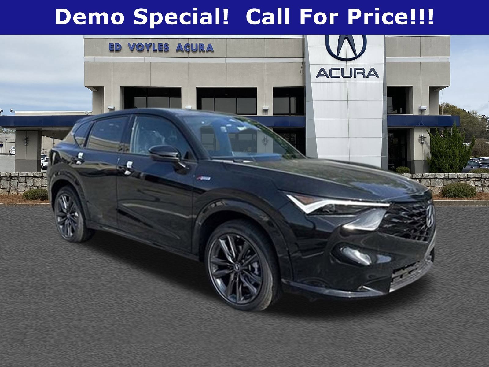 Used 2025 Crystal Black Pearl Acura w/A-Spec Package image 3