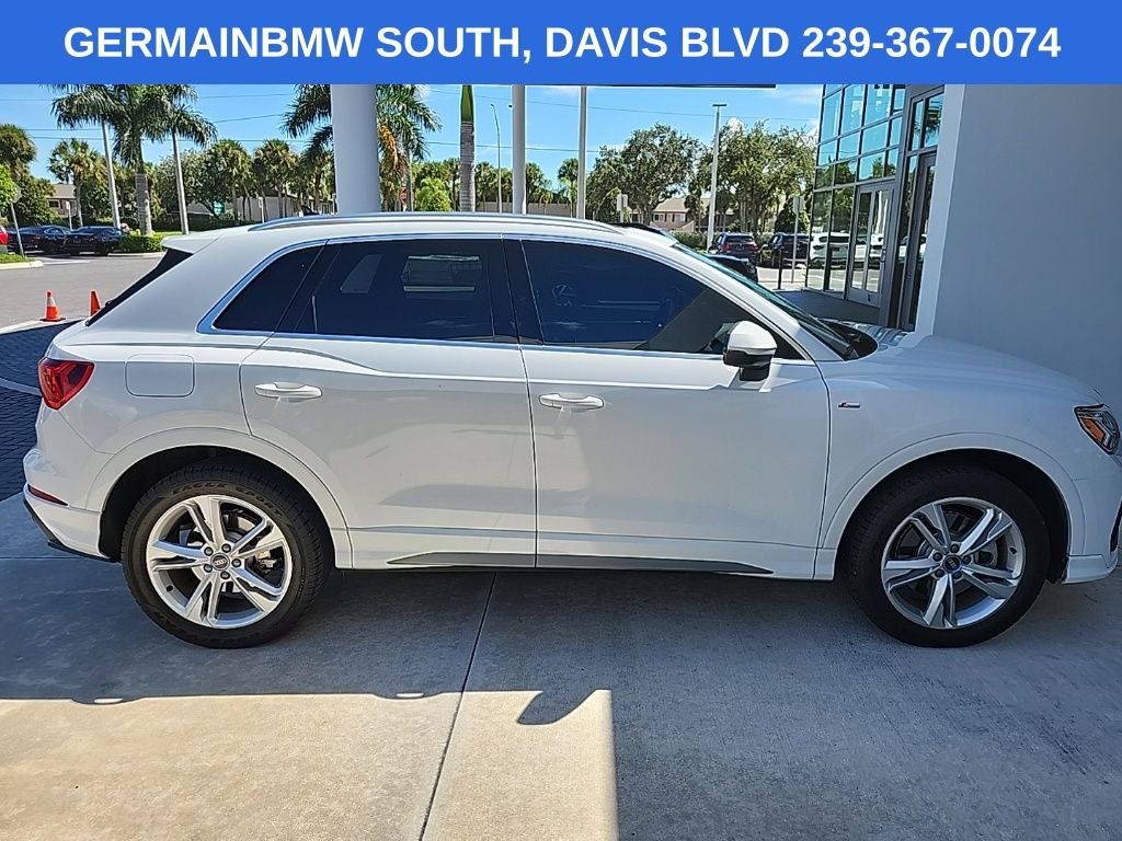 Used 2022 Glacier White Metallic Audi Premium Plus image 8
