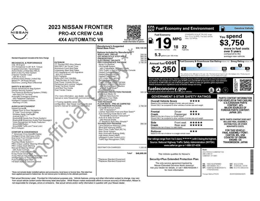 Used 2023 Beige Nissan PRO-4X image 24