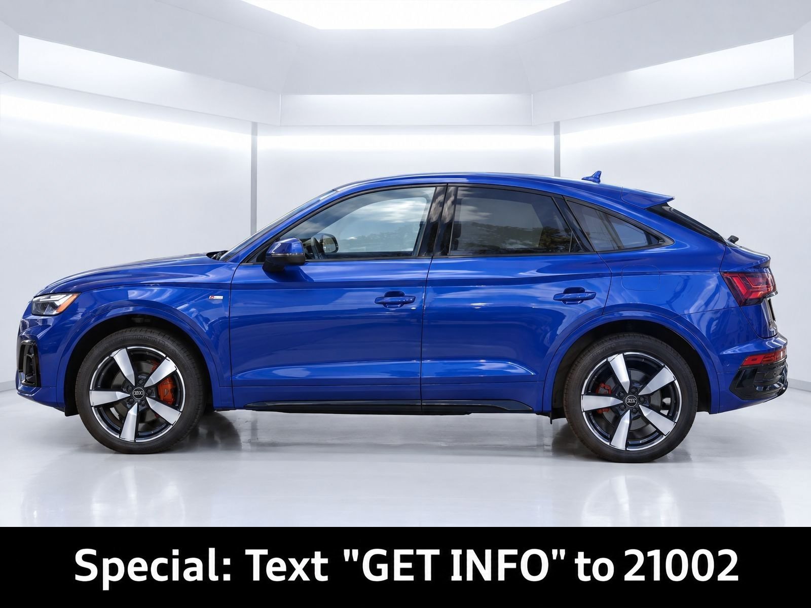 Certified Used 2024 Blue Audi 45 S line Premium image 2