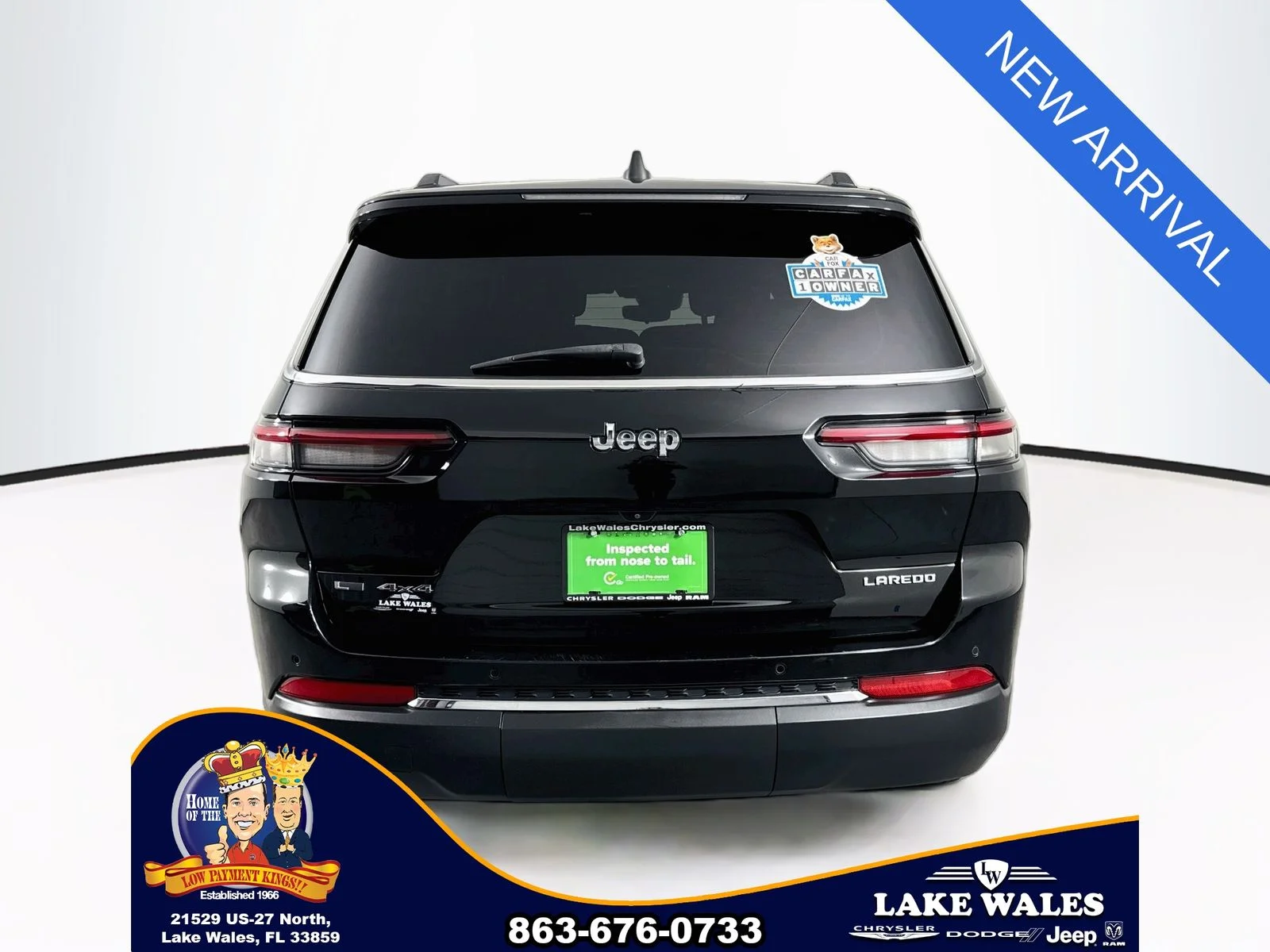 Certified Used 2021 Black Jeep Laredo image 6