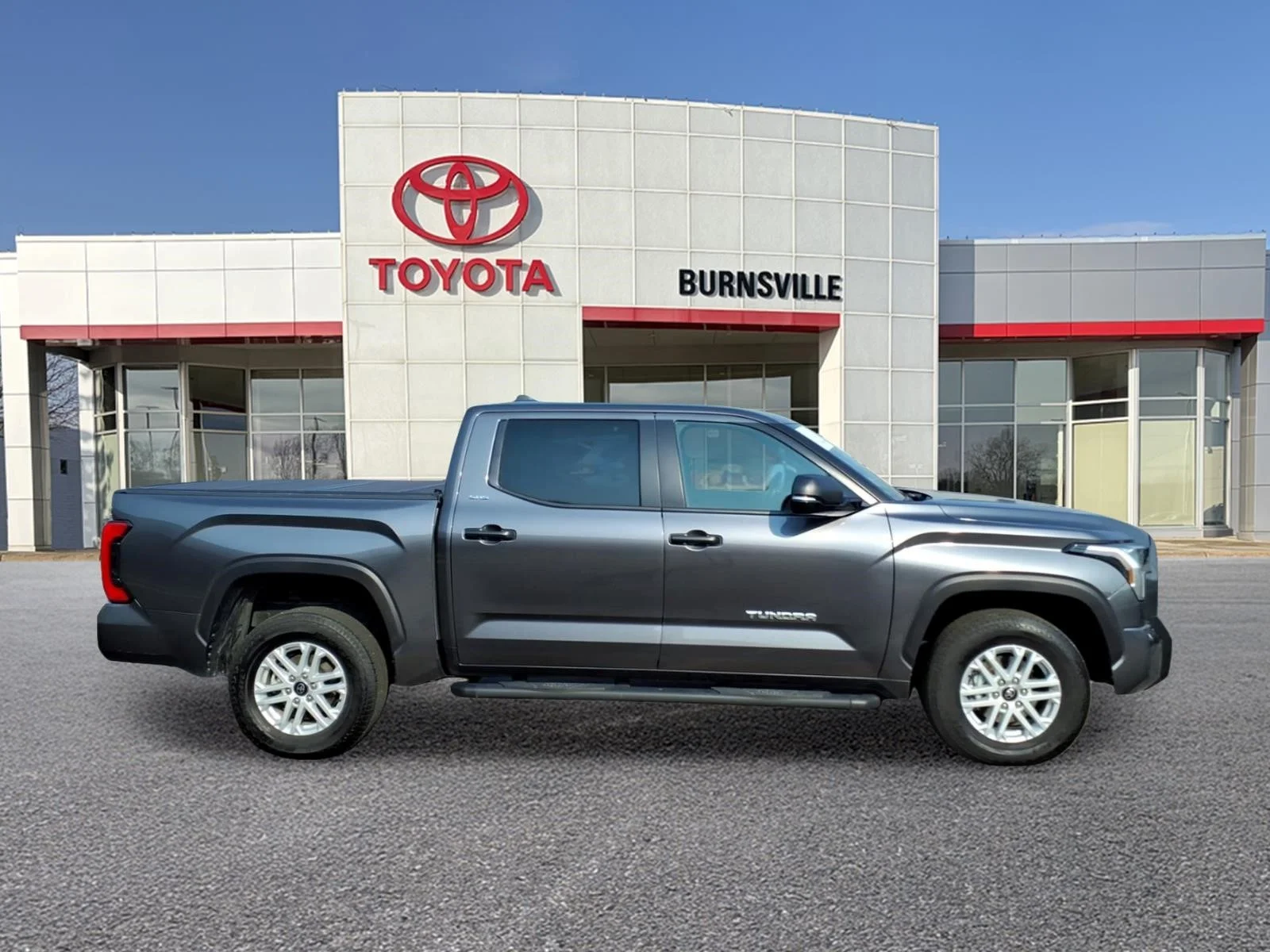 Certified 2025 Toyota Tundra SR5 with VIN 5TFLA5DB1SX326841 for sale in Burnsville, Minnesota