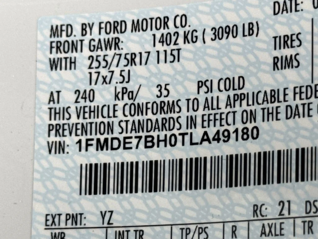 New 2026 White Ford Big Bend image 30