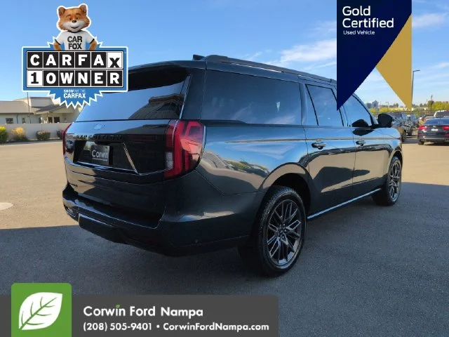 Certified Used 2025 Blue Metallic Ford  image 3
