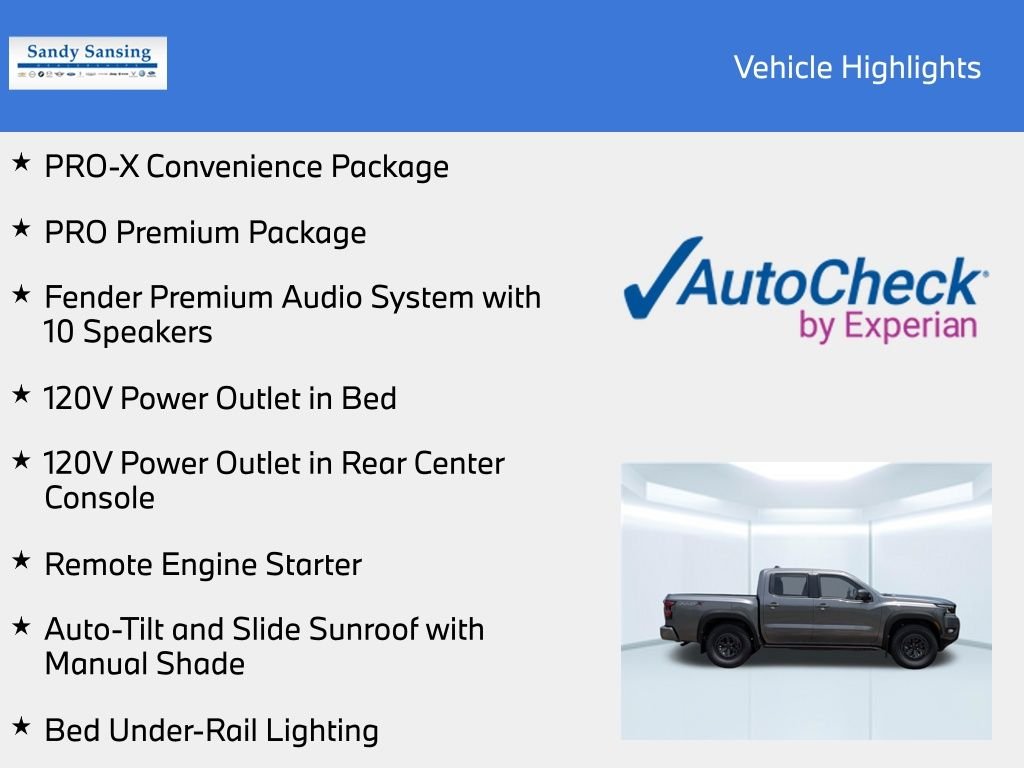 New 2026 Gun Metallic Nissan Crew Cab PRO-X® image 8