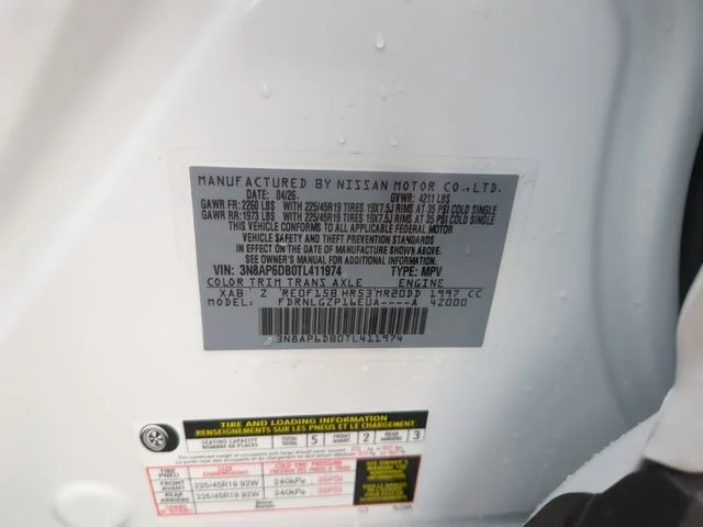 New 2026 Aspen White TriCoat / Super Black Two-tone Nissan SR image 32